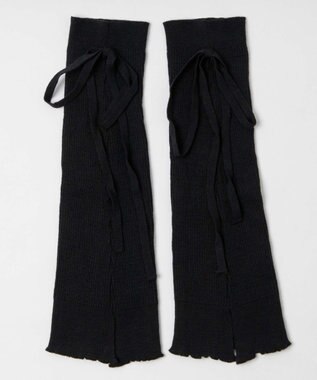 WEGO リボンレッグカバー ブラック