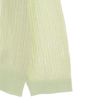 earth music&ecology スキッパールーズカーディガン Light Green