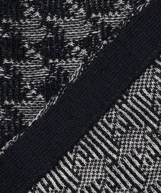 JOSEPH ABBOUD 【イタリア糸使用/清涼感/軽い/洗える/サスティナブル】スラブギマ ニット ベスト ネイビー系7