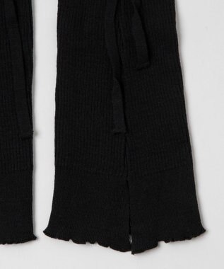 WEGO リボンレッグカバー ブラック