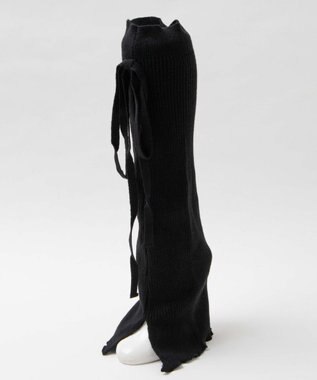 WEGO リボンレッグカバー ブラック