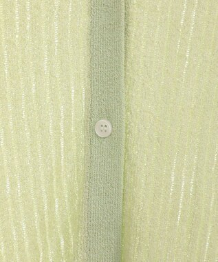 earth music&ecology スキッパールーズカーディガン Light Green