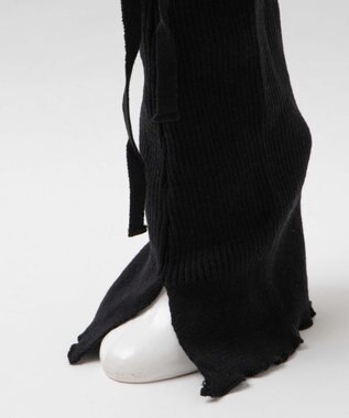 WEGO リボンレッグカバー ブラック