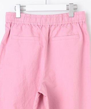 UNFILO 【軽量/UVケア】ライトリネン ワイドパンツ ピンク