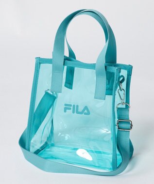 OP／FILA 【FILA】PVCロゴ2WAYバッグ ライトグリーン