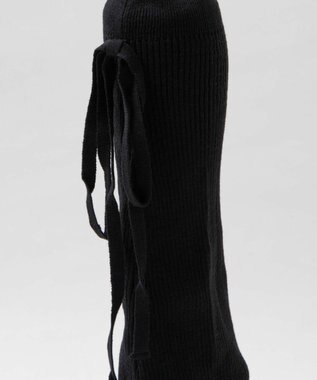 WEGO リボンレッグカバー ブラック