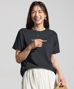 ANY エニィファンクションドルマンスリーブＴシャツ ブラック(ロゴ)