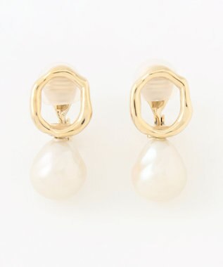 23区 【好評につき追加生産】バロック パール イヤリング ゴールド系