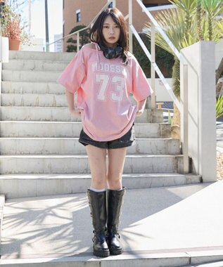 WEGO ２WAYグラフィックワンショルBIGT 柄4