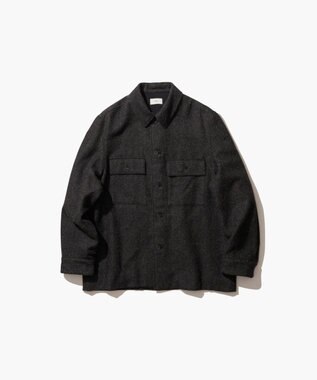 ATON ALPACA HOUND TOOTH | CPOジャケット - UNISEX