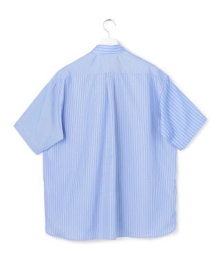 J.PRESS YORK STREET 【UNISEX】クレイジーパターン ストライプシャツ サックスブルー系8