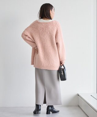 AMERICAN HOLIC カールシャギーカーディガン Peach