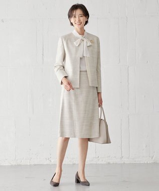 J.PRESS LADIES サークルパール ブローチ ゴールド系