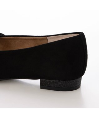 MODE ET JACOMO <MODE ET JACOMO>スクエアトゥメリージェーンパンプス ブラックスエード