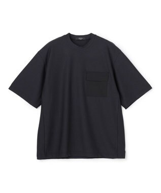 JOSEPH HOMME 【新素材】リップルテックジャージー    クルーネックカットソー ブラック系