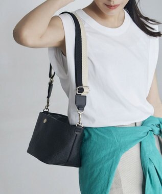 TOPKAPI 【Breath TOPKAPI】SCOTCH GRAIN スコッチグレイン プレーン 2トーンテープ ショルダー バッグ