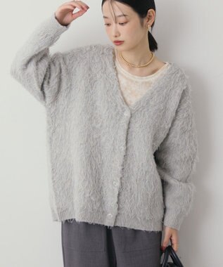 AMERICAN HOLIC カールシャギーカーディガン Gray