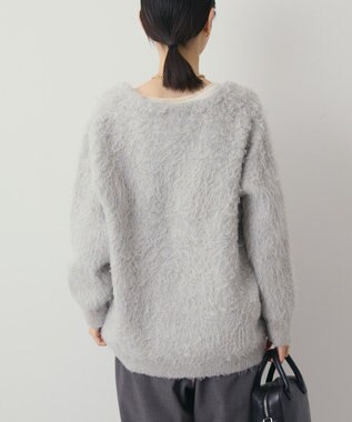 AMERICAN HOLIC カールシャギーカーディガン Gray