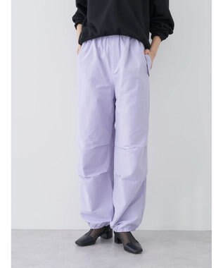 earth music&ecology バルーンシルエットパンツ Light Purple