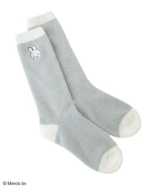 Green Parks Ｍｉｆｆｙ／ふわふわルームソックス Charcoal Gray