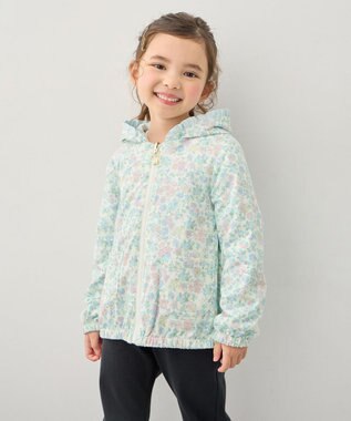 ANY KIDS 【フード取り外し/洗濯機可能】撥水加工リバーシブルゾン ミント