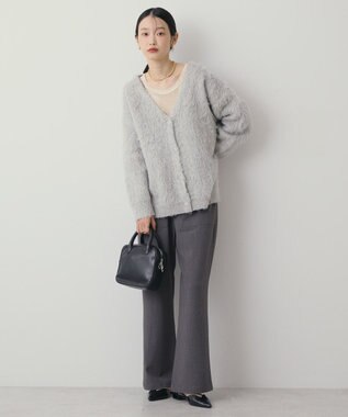 AMERICAN HOLIC カールシャギーカーディガン Gray