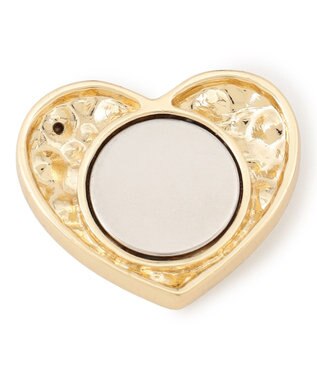 UNFILO 【マグネット】ハートブローチ ゴールド