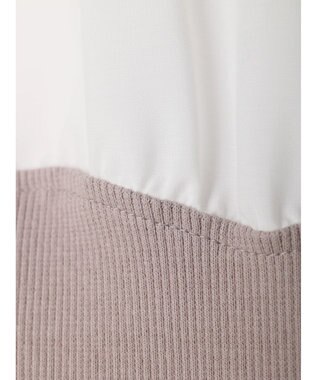 earth music&ecology オープンショルダードッキングプルオーバー Ivory