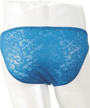WACOAL MEN ブリーフ  【レースブリーフ】 フロント立体設計 通気性  前閉じ 下着 メンズ  GF2441 /ブロス バイ ワコールメン ブルー