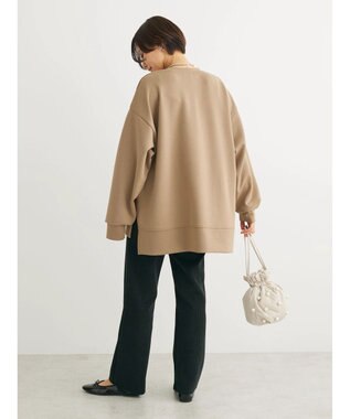 Green Parks リブ見えカットコールパンツ Black