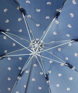 MOONBAT 【雨傘】ポール&ジョー(PAUL & JOE ACCESSOIRES) ヌネット 長傘 ネイビーブルー