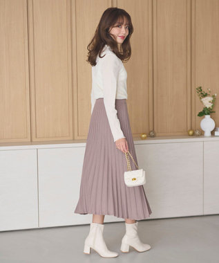 洗える】ベロア ハイネックトップス / Feroux | ファッション