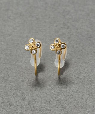 Phoebe 【痛くないシリーズ/金属アレルギー対応】タイニーフローラライトフィットイヤリング/サージカルステンレス ゴールド ゴールド