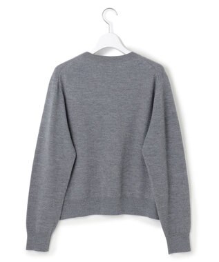 23区 L スパンコールニット カーディガン グレー系