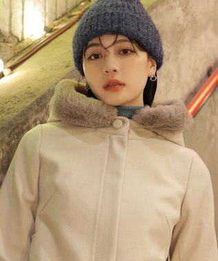 Tiaclasse 【金属アレルギー対応】ストーンフープバインドピアス シルバー