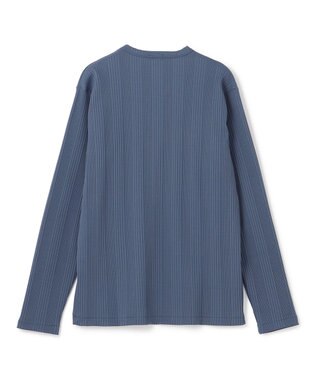 JOSEPH HOMME 【LEON 掲載】テックリブジャージー　Vネックカットソー ダルブルー系