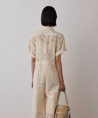 GRACE CONTINENTAL コードレースジャンプスーツ キナリ