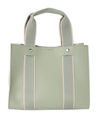 Green Parks ・Ｃｕーｓｈｕｔ　テープハンドルスクエアトート Green