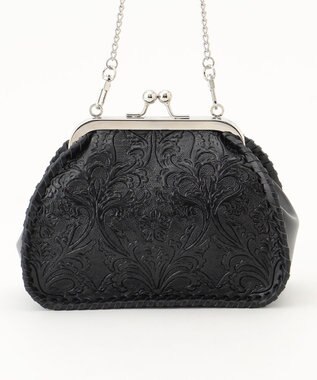 GRACE CONTINENTAL Metal clasp bag ブラック