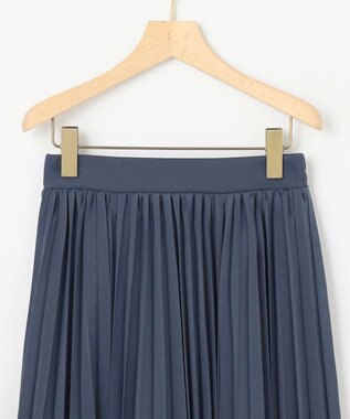 組曲 【WEB限定・2SET】ポンチトップス×プリーツスカートセットアップ ブルー×ネイビー系