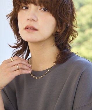 AMERICAN HOLIC ハートモチーフチェーンネックレス Gold