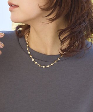 AMERICAN HOLIC ハートモチーフチェーンネックレス Gold