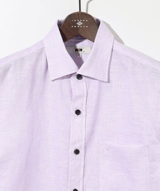 麻100％・軽い・涼しい】 モイスチャーリネン半袖 シャツ