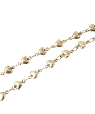 AMERICAN HOLIC ハートモチーフチェーンネックレス Gold