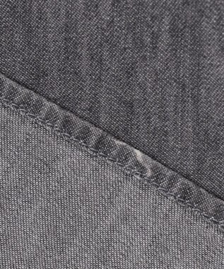 uncrave ライトデニム パフスリーブブラウス グレー