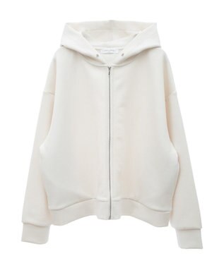 Green Parks Ｓｏｆｔ　Ｃｕｓｈｉｏｎ　ダンボールＺｉｐパーカー Ecru