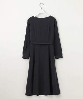 ANY SIS 【洗える】セレモニーダブルクロス ワンピース ネイビー