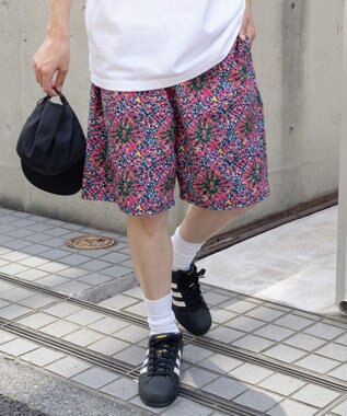 WEGO 【ウエストゴム】パターンナイロンイージーショーツ 柄2