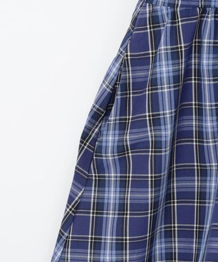 組曲 KIDS 【150-160㎝】チェック ワンピース ネイビー系5