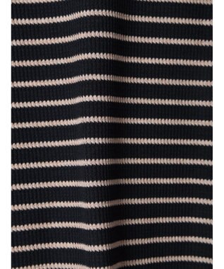 CRAFT STANDARD BOUTIQUE ボーダーワッフルプルオーバー Black